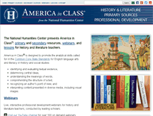 Tablet Screenshot of americainclass.org